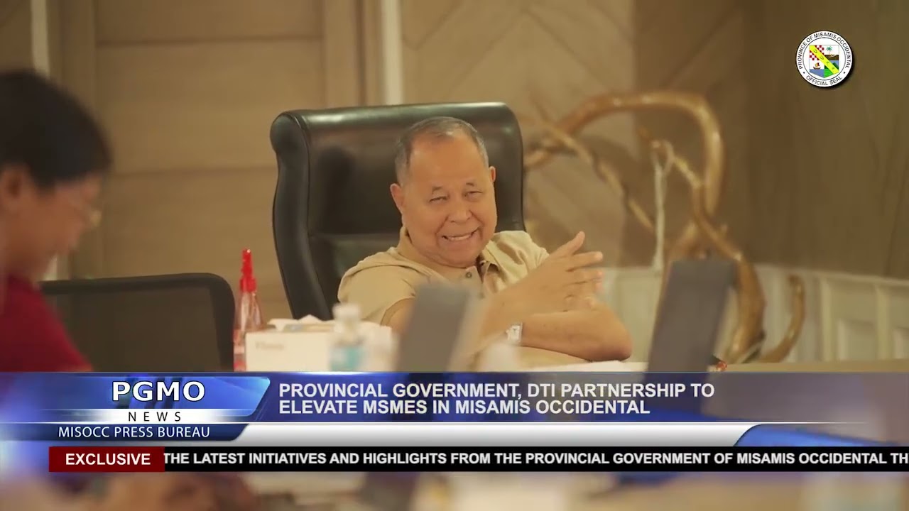 PGMO NEWS📰 | Provincial Government, DTI Partnership to Elevate MSMEs in Misamis Occidental
