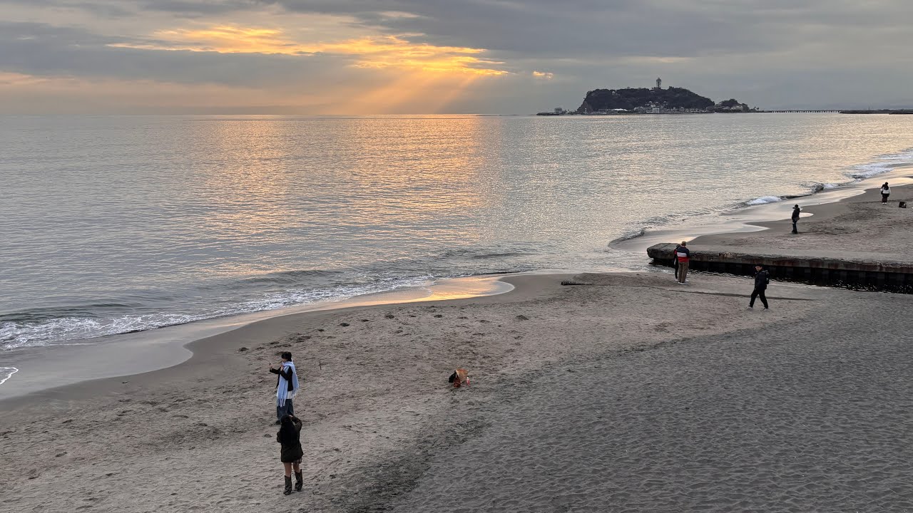 七里ヶ浜，七里ヶ浜前，Shichirigahama。2026年2月20日