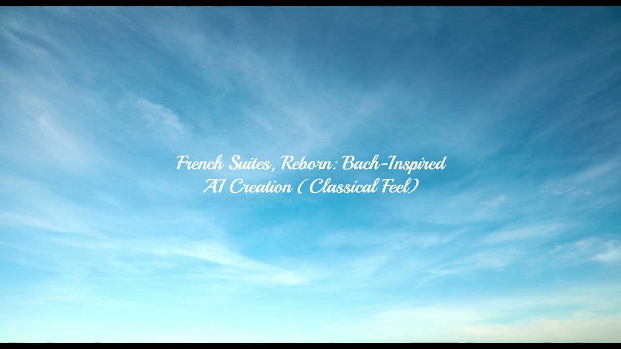 French Suites, Reborn: Bach-Inspired AI Creation (Classical Feel)