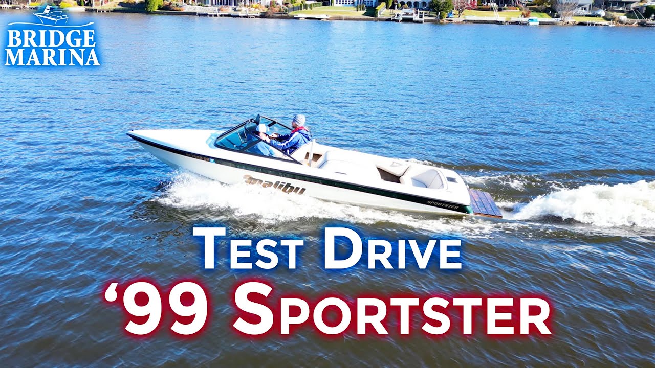 1999 Malibu Sportster Ski Boat With a 350 HP 5.7L Indmar: Boat Review and Test Drive
