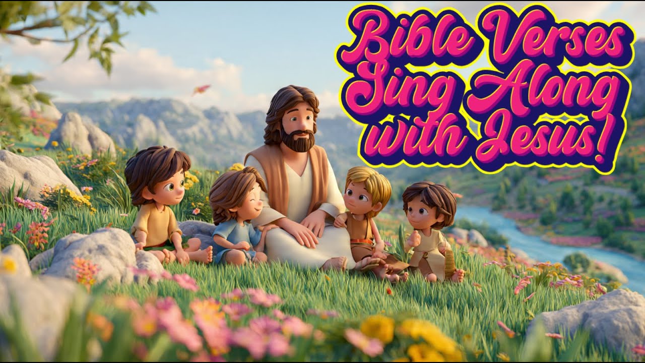 Sing Along with Jesus! | Fun & Lively Kids Worship Song + Bible Verses