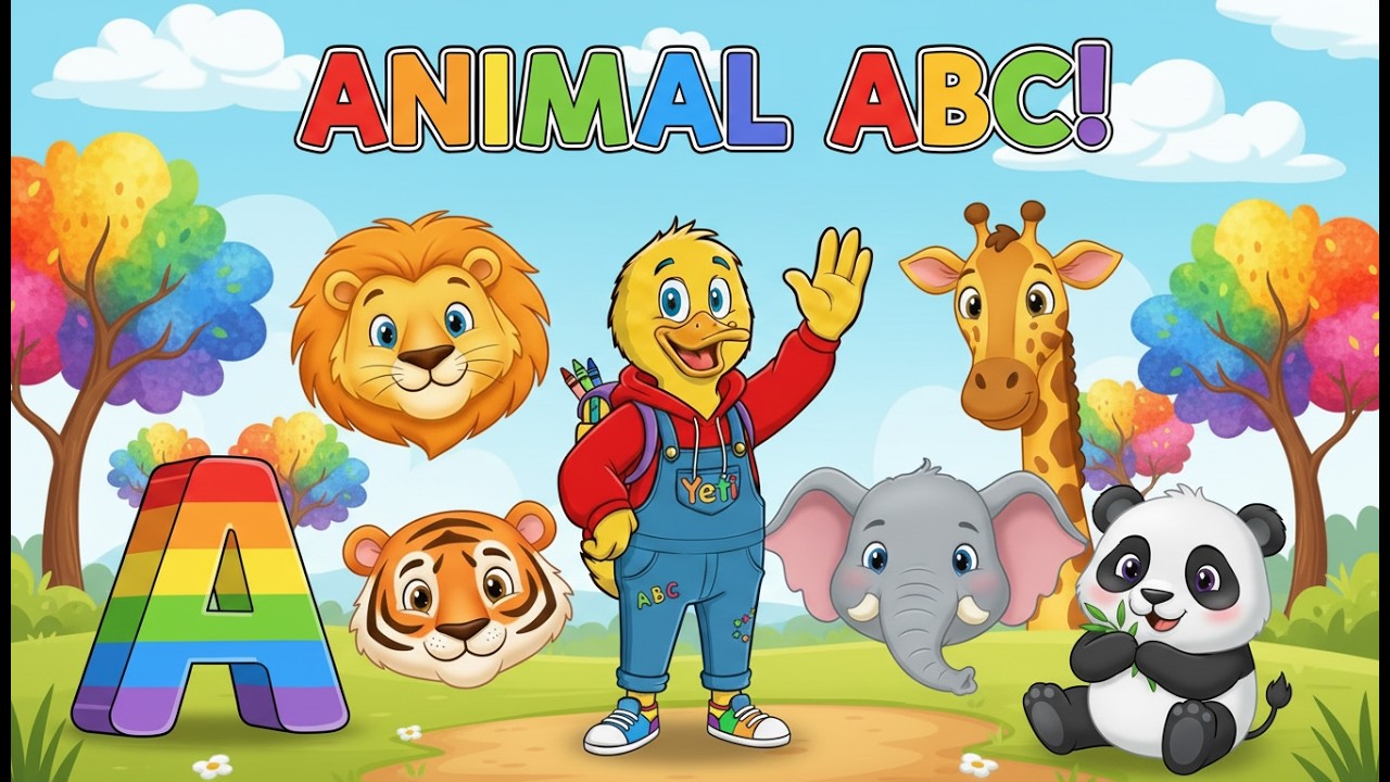 Animal Sounds for Kids 🐯🐘🐶 | Learn Farm & Wild Animals | Fun Learning Video