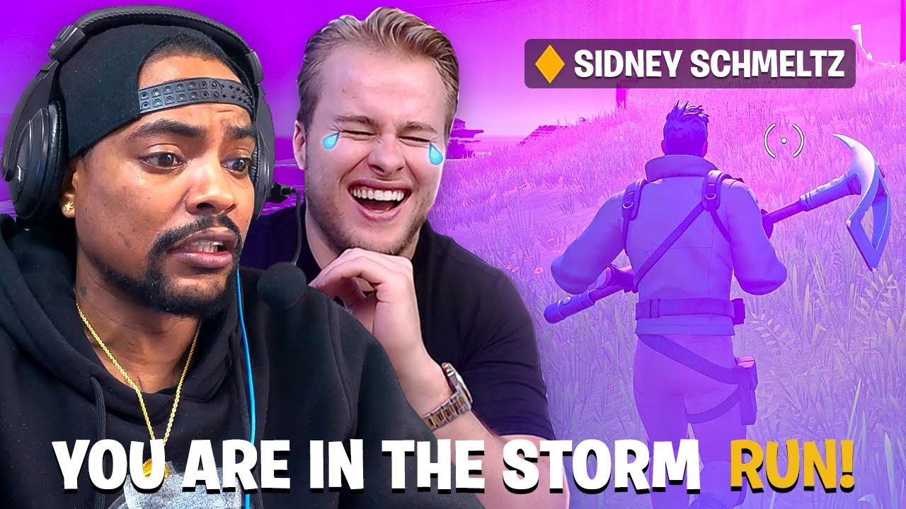 SIDNEY SNAPT NIET HOE DE STORM WERKT! 😂 - Fortnite Battle Royale (Nederlands)