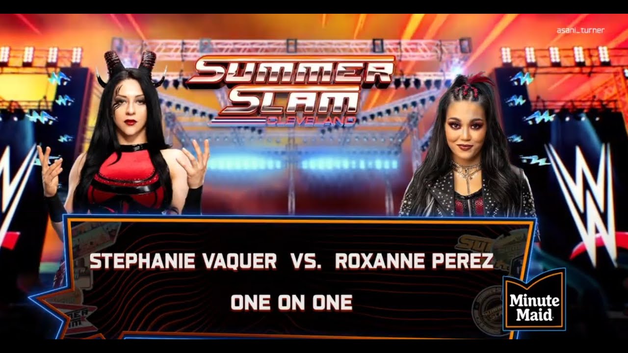 WWE 2K25 - Stephanie Vaquer vs Roxanne Perez (720p)