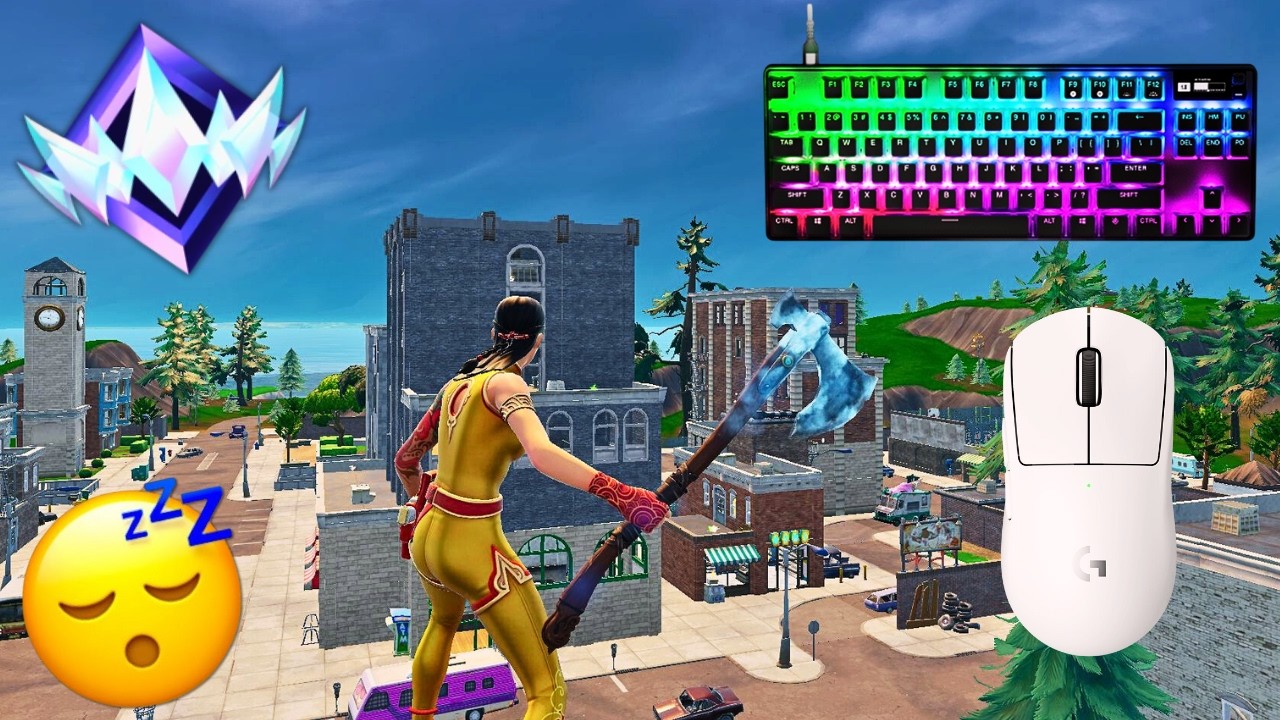SteelSeries Apex Pro TKL ASMR 😴 Fortnite OG Ranked Reload 🏆 Satisfying Keyboard Fortnite 240 FPS 4K