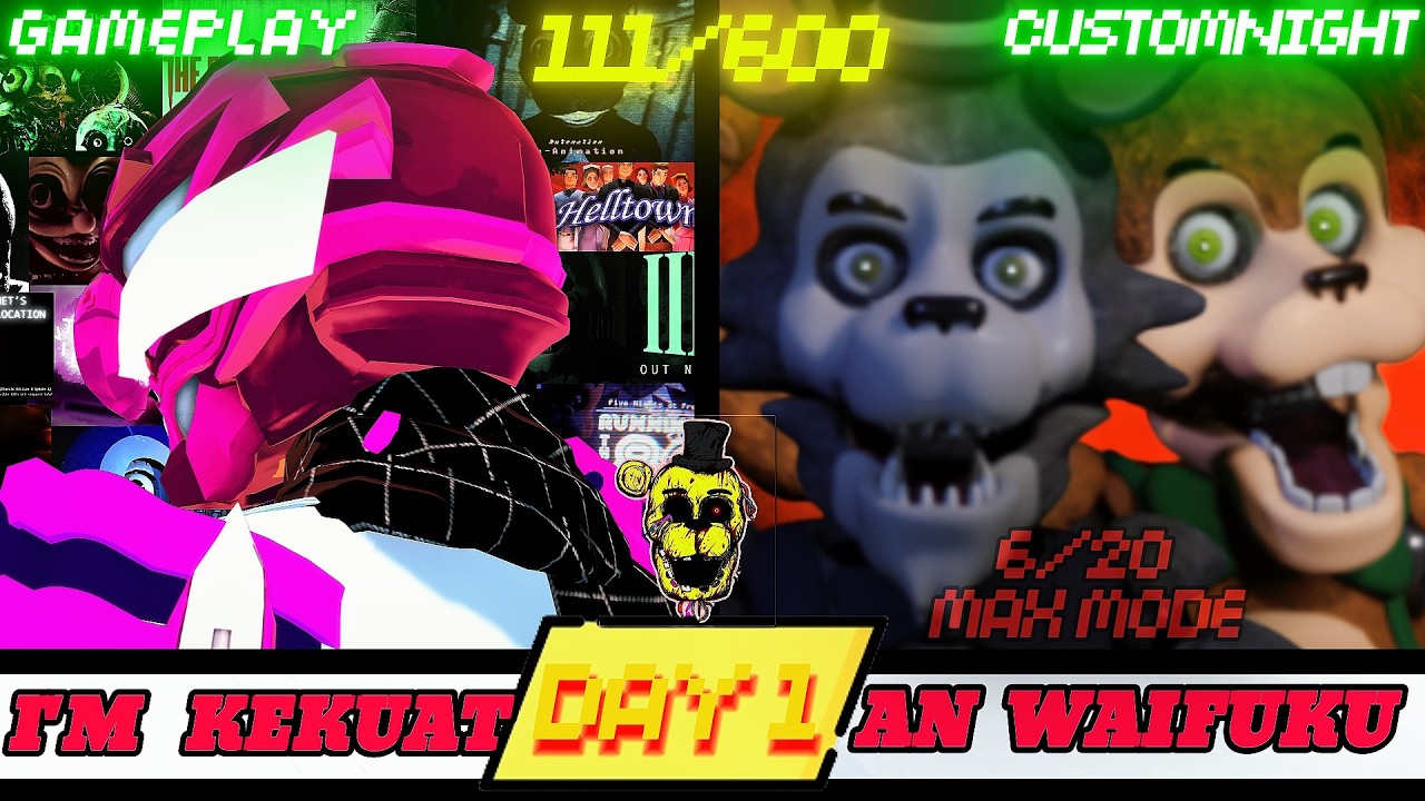 fnaf[Fnaf fangames]main game ini Five Nights At Gipsy's part3 [malay] custom night 6/20 ok selesa
