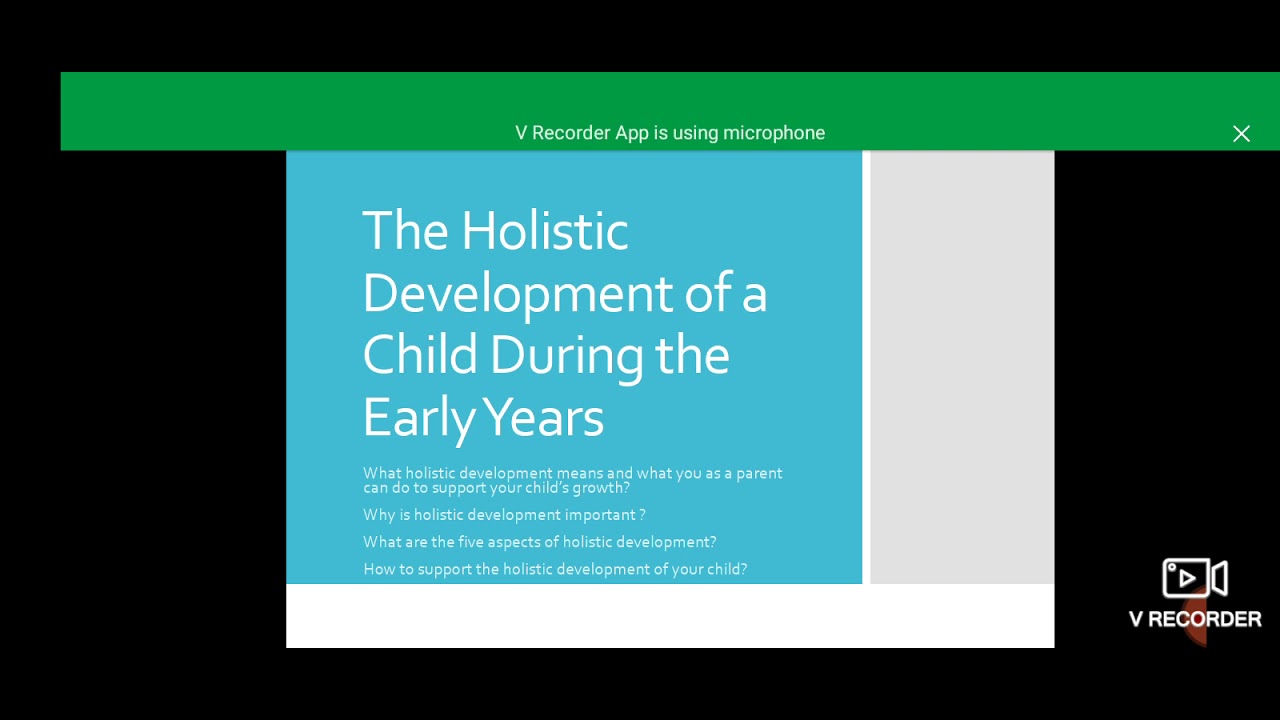 holistic development of a child during the early years# what is holistic development# importance