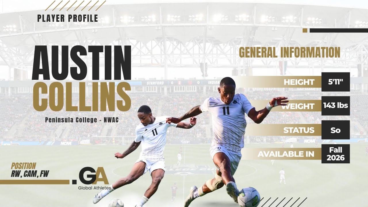 Austin Collins | RW, CAM, FW | Sophomore, Transfer Student | Men&acute;s Soccer | Recruit 2026