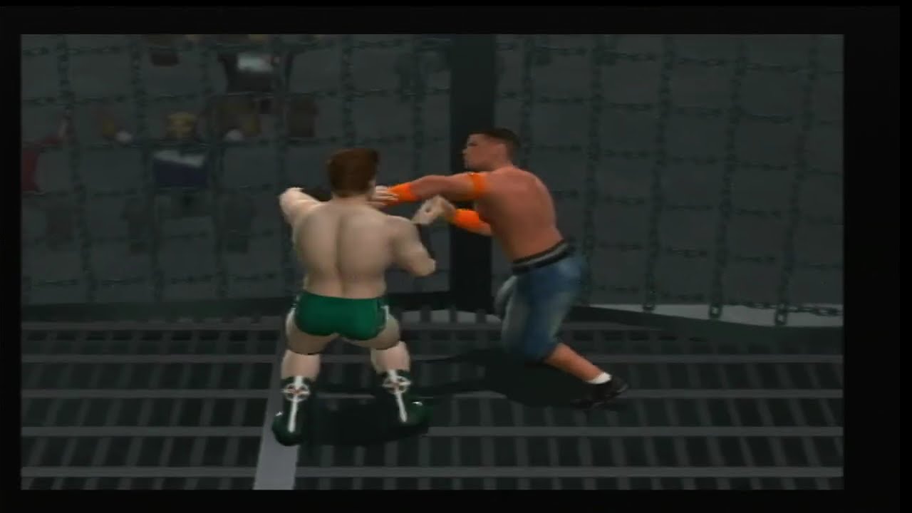 JOHN CENA,CM PUNK,SHEAMUS,R-TRUTH,JOHN MORRISON AND RANDY ORTON ( 2011 ELIMINATION chamber MATCH )