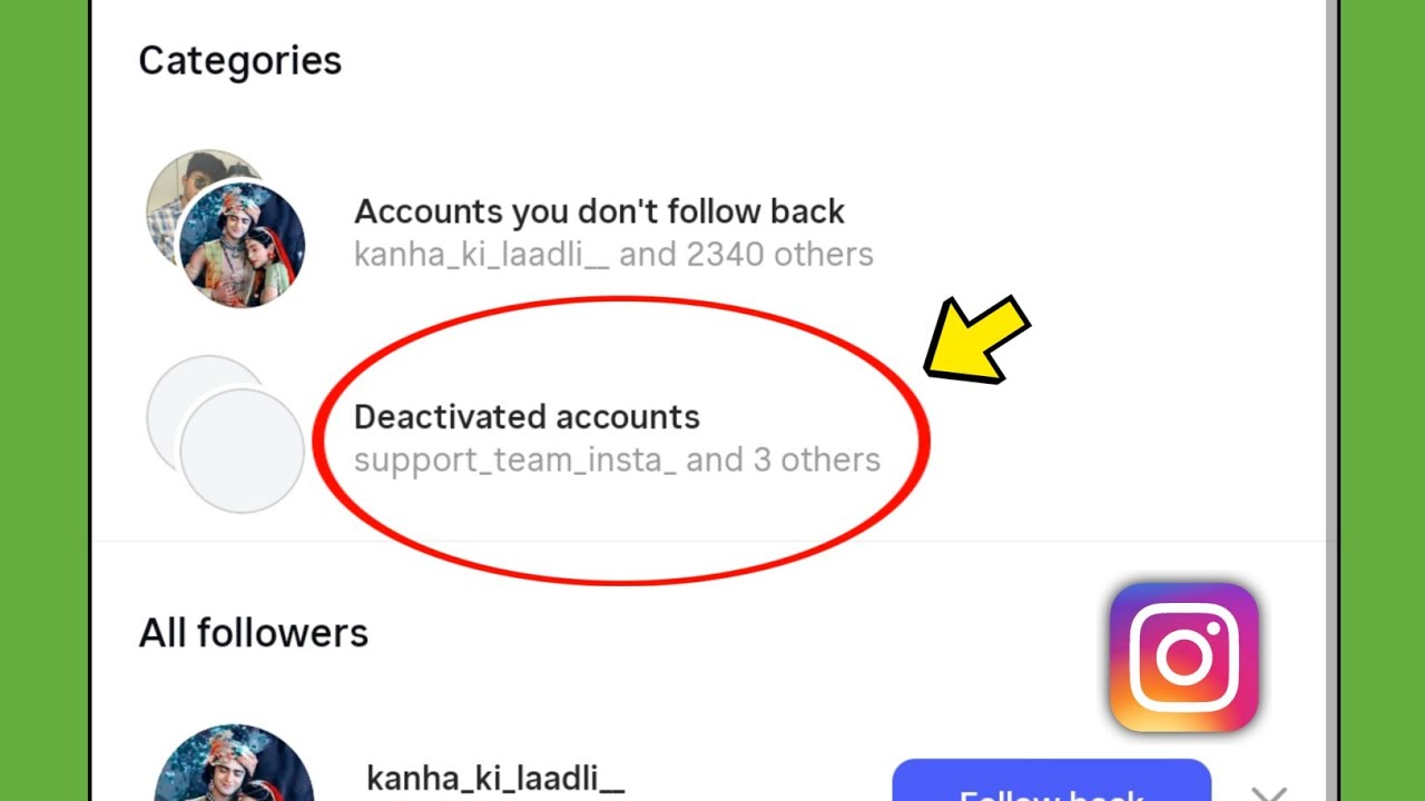 Instagram deactivated accounts | Deactivated accounts on instagram
