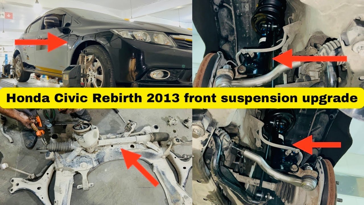 How to Install the Honda civic Rebirth 2013 Front Suspension