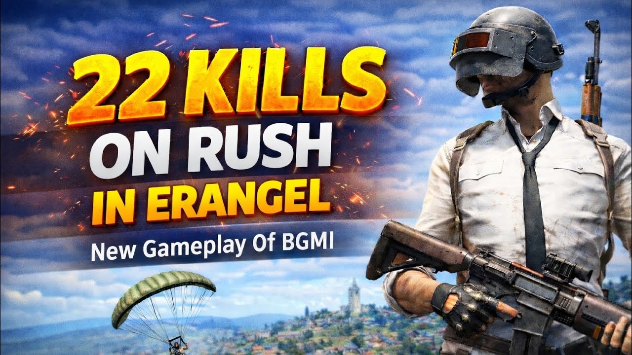 I'M KILLS 22 ON RUSH IN ERANGEL NEW GAMEPLAY OF BGMI #Ayush_gaming_bgmi_71 