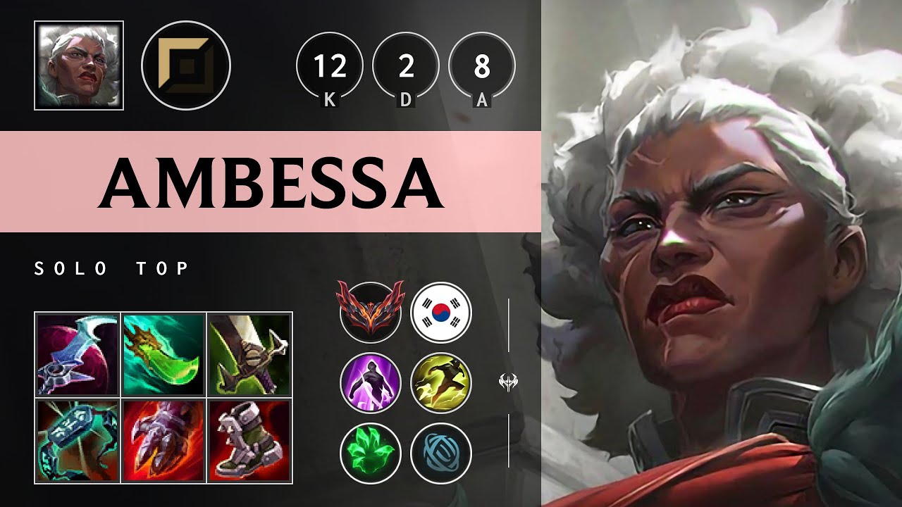 Ambessa Top vs Yone - KR Grandmaster Patch 25.06