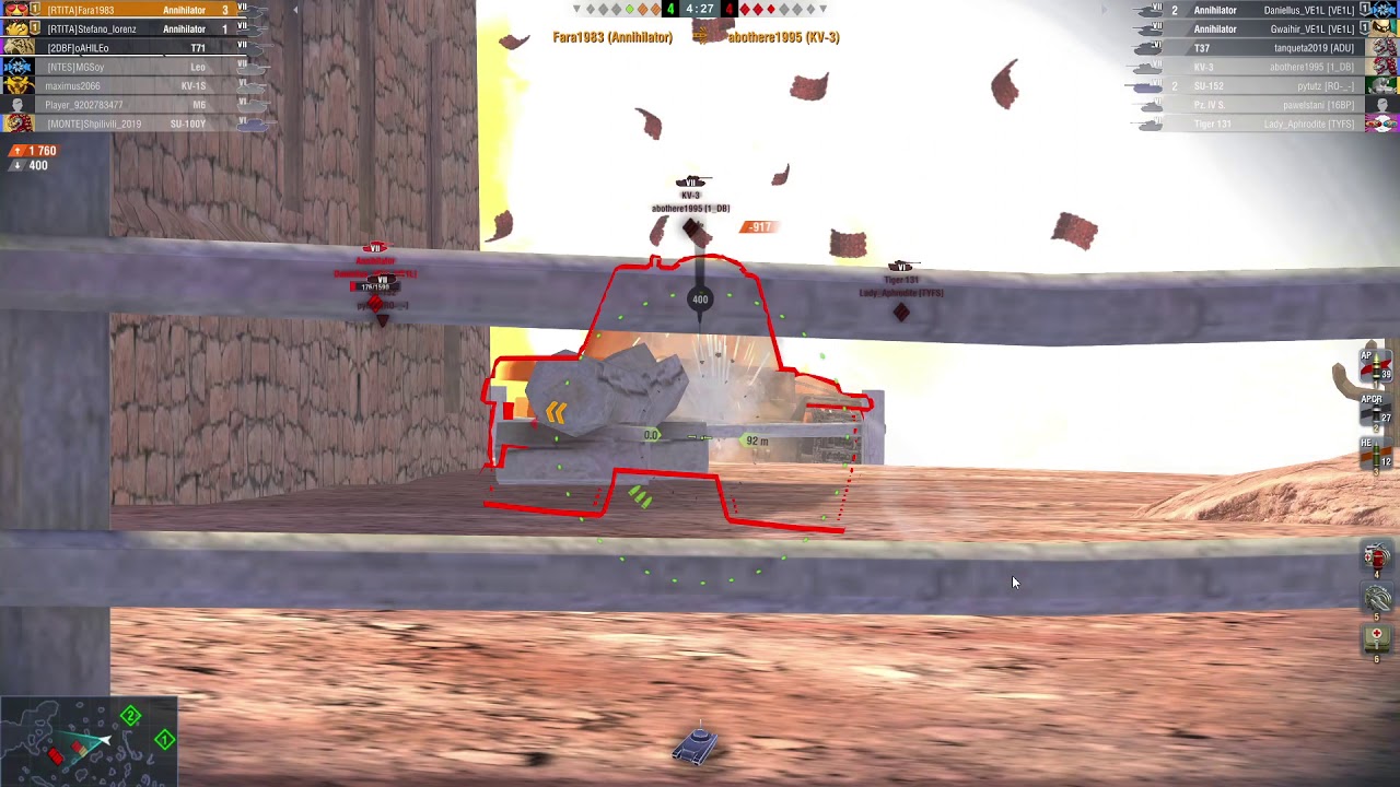Annihilator 1vs1 - 2 hp vs 545 hp (from 1-4 to 7-6)