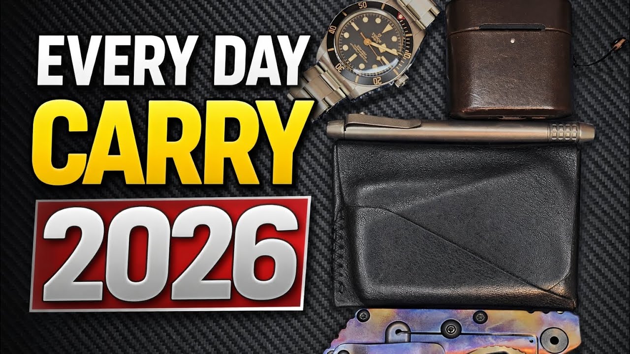 First Pocket Brief of 2026! The Stuff I Carry and Use on a Day to Day Basis