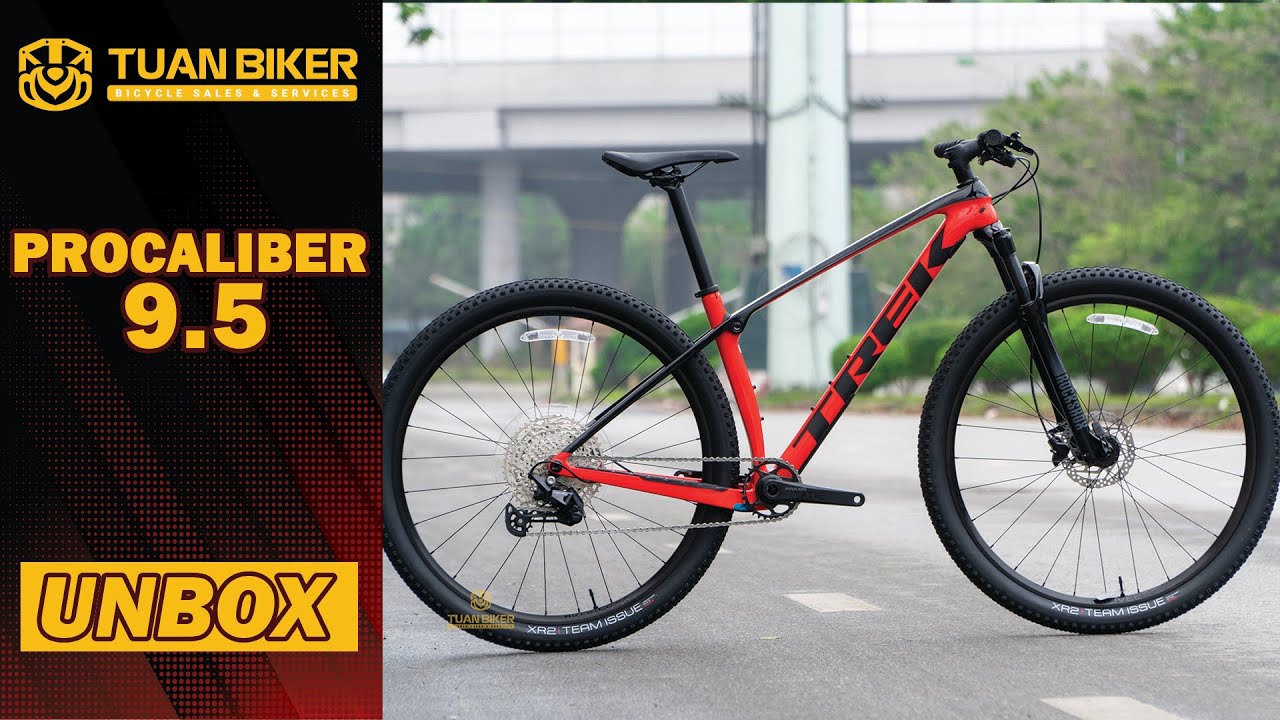 TREK PROCALIBER 9.5 RED COLOR UNBOXING | UNBOX | TUANBIKER
