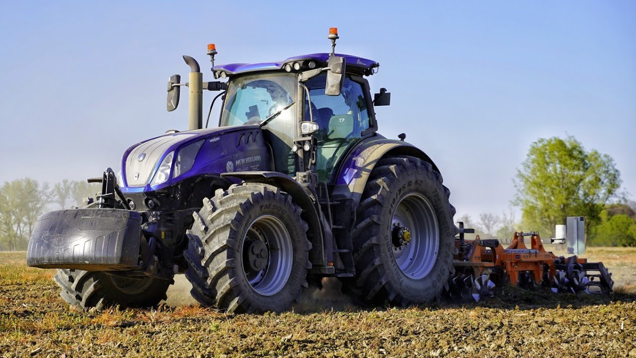 NEW HOLLAND T7.315 HD + Ma/ag Combilam | Soil preparation