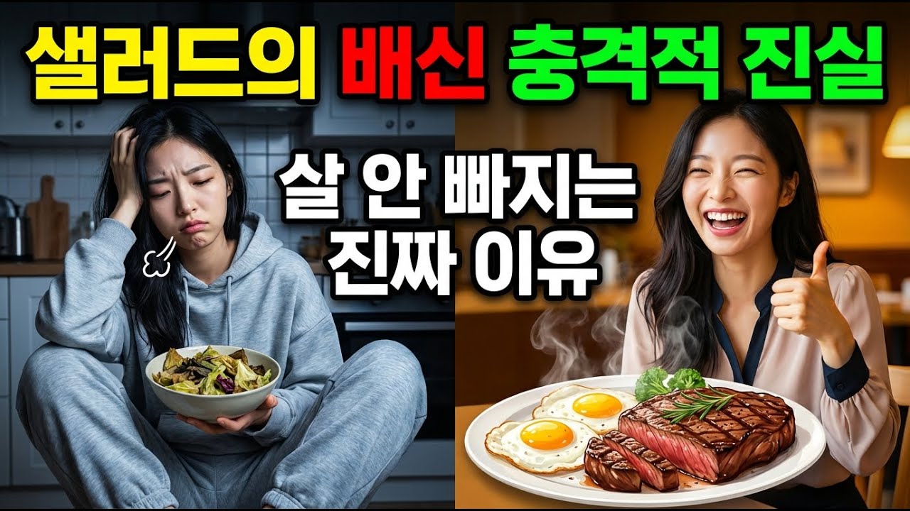 풀만 먹는데 살이 안 빠진다고요? 우리가 속고 있는 식물성 식단의 거대한 거짓말
