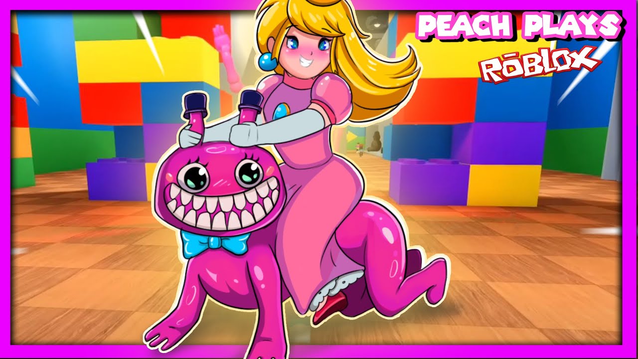 👑 ESCAPE CREEPY MISS HAPPI [SCARY OBBY] | Peach Plays Roblox Miss Happi's Toyshop