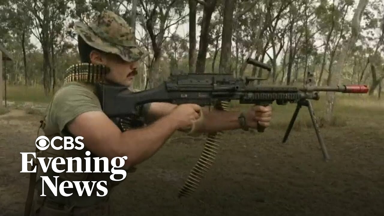 U.S. Marines train with Australian and Japanese troops for potential war in Asia