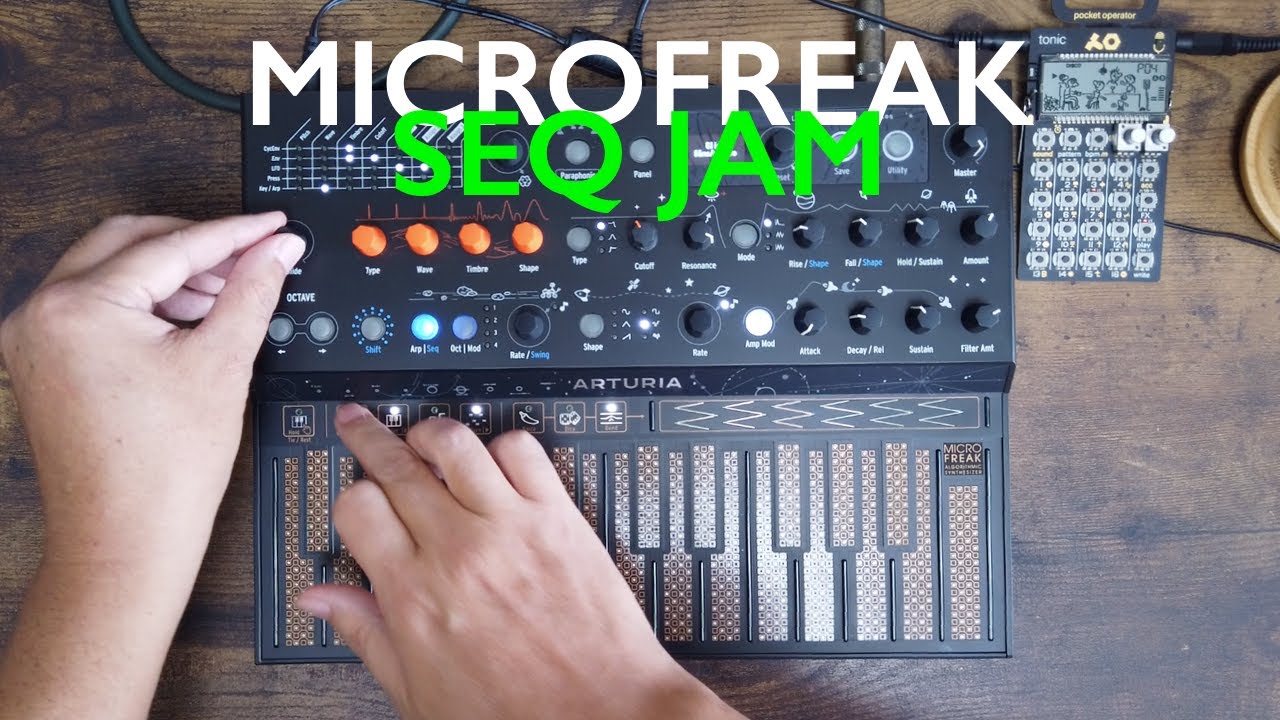 Arturia MicroFreak Sequencer Jam – Filter & Glide Variations