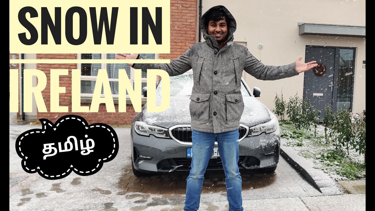 Snow in Dublin, Ireland | What a Beautiful Day ❤ | Tamil Vlog | DeepMan