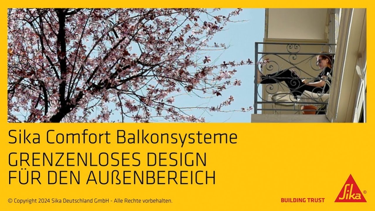 Sika Comfort Balkonsysteme – Grenzenloses Design für den Außenbereich