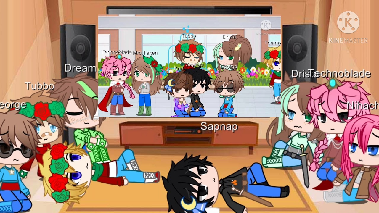 Dream smp reacts to my videos