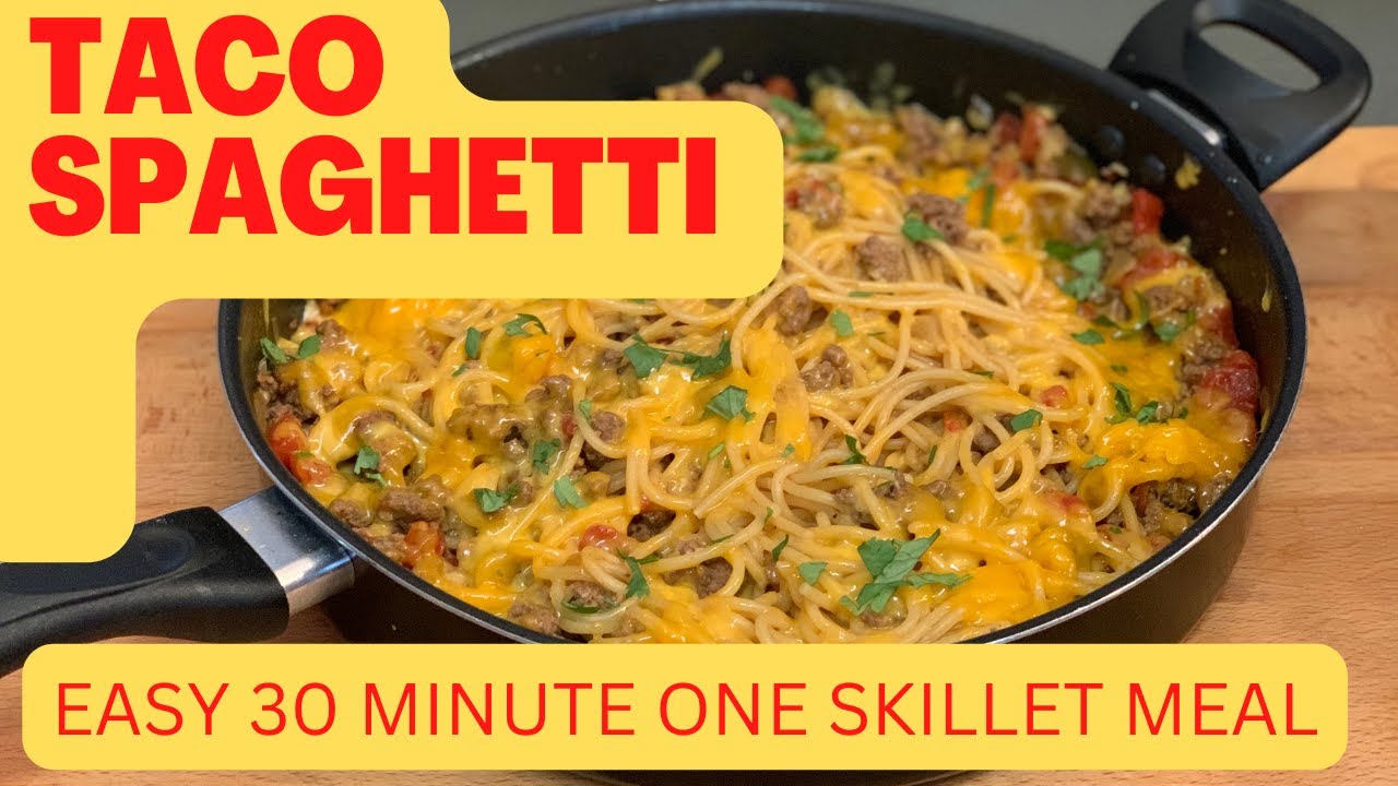 TACO SPAGHETTI | EASY 30 MINUTE TACO TUESDAY MEAL