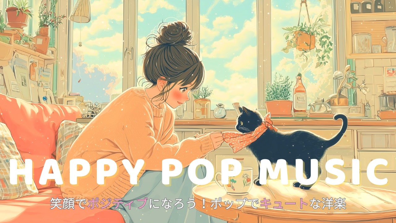 ✨【洋楽】ポジティブな気持ちになる♪ポップで可愛い洋楽プレイリスト✨Morning/Studying/Work/Shop/Cafe/Chill BGM