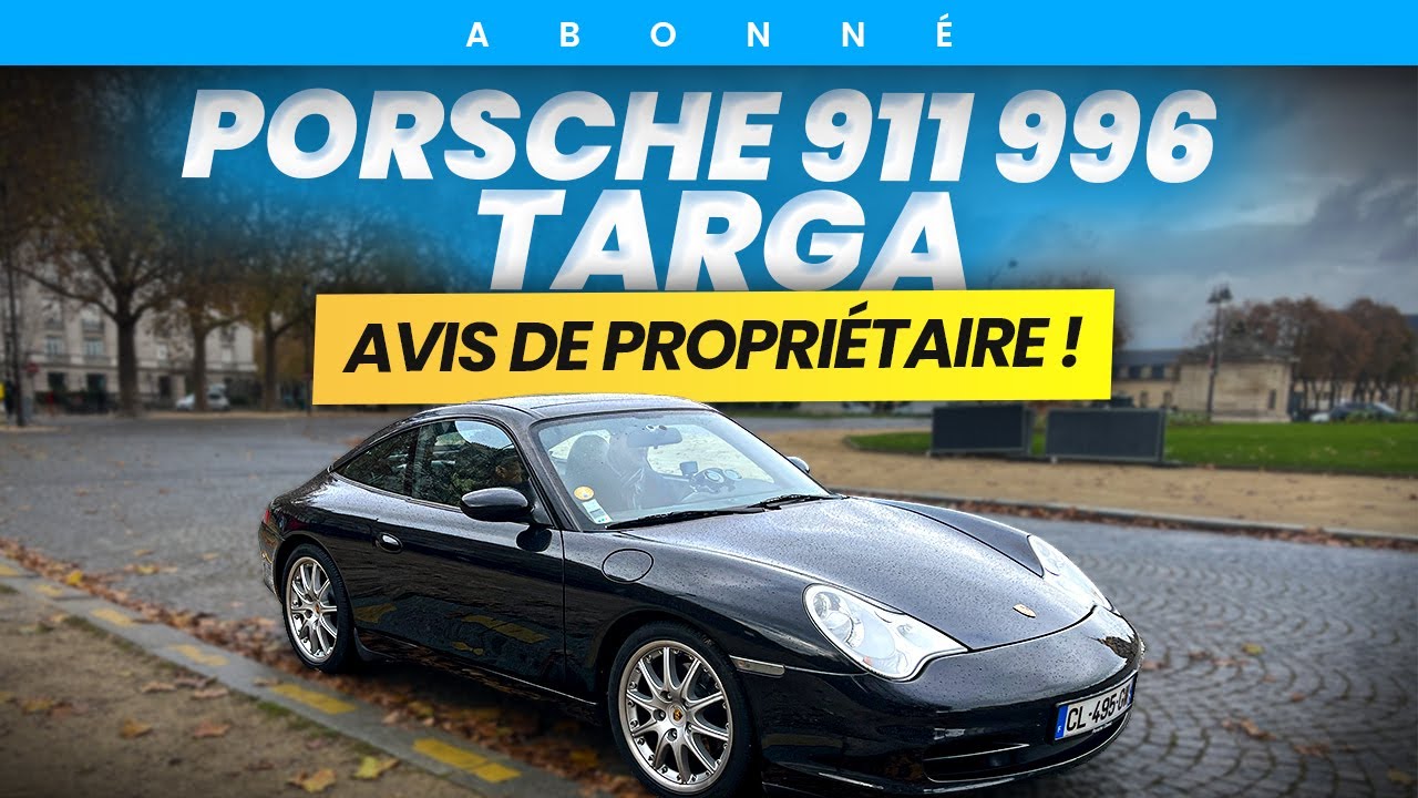 Pourquoi il a choisi une Porsche 911 996 Targa comme voiture familiale ? Son propriétaire répond !