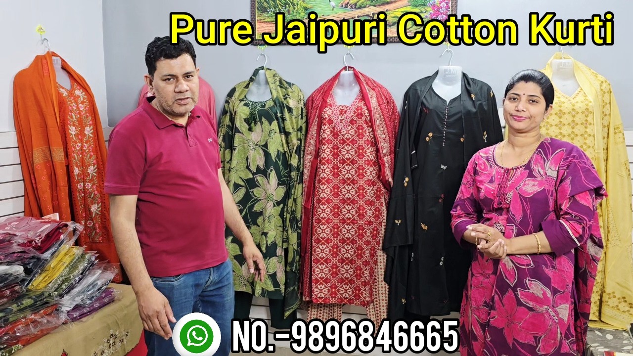 Wholesale Price Kurti | Pure Jaipuri Cotton Kurti & Suits | High Quality Kurti in Low Price