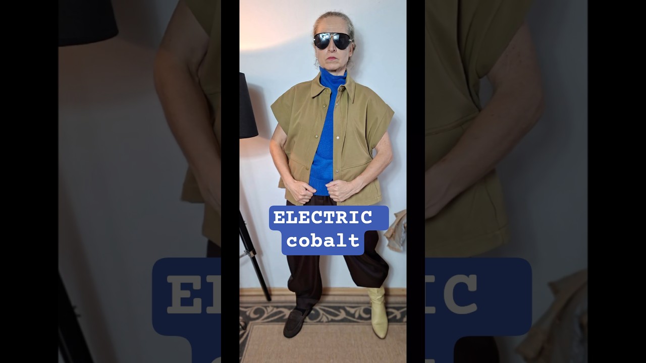 Electric cobalt is a trending color according to Vogue. What colors would you pair it with? #grwm...