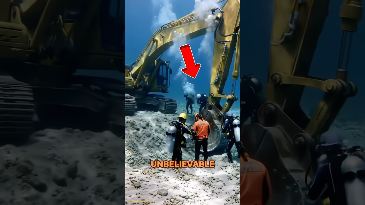 Underwater excavator⁉️😱 