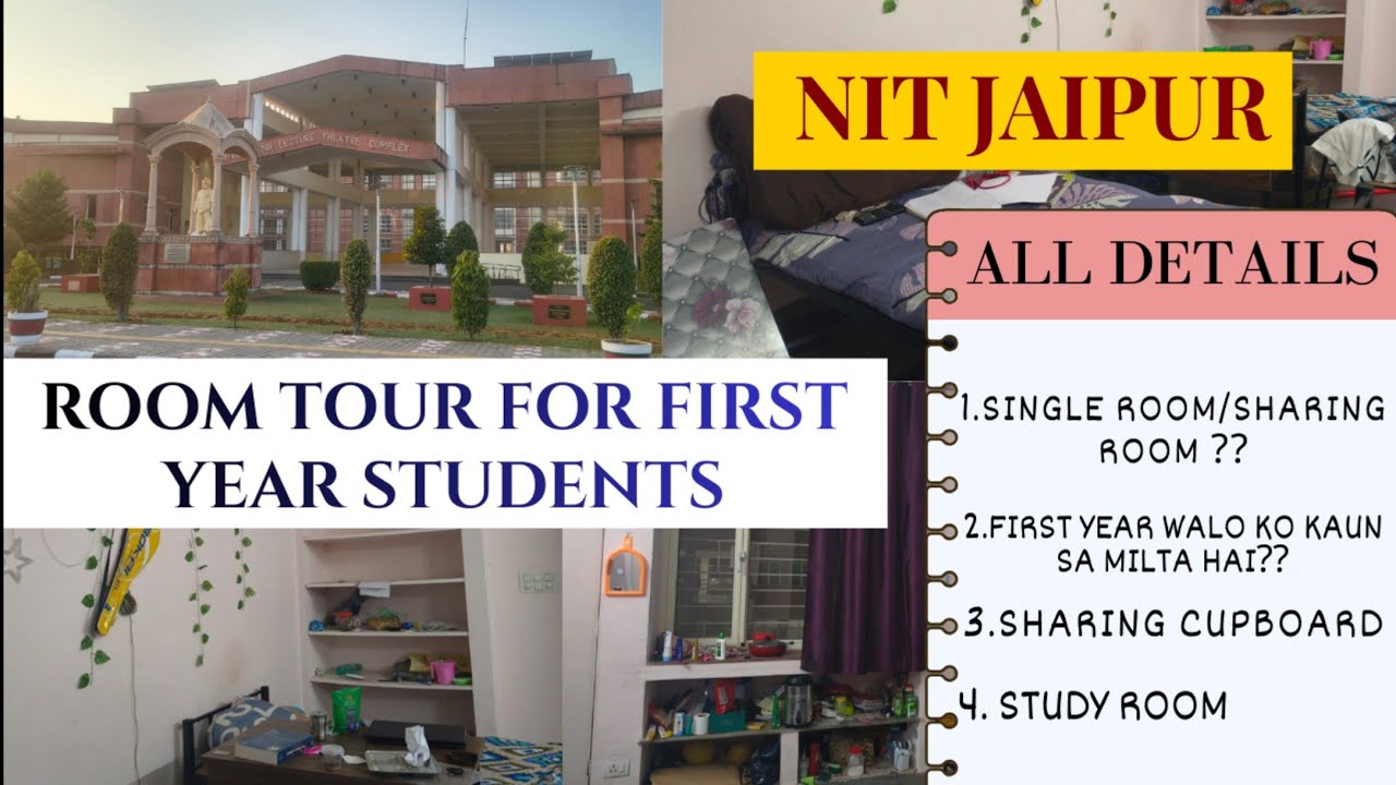 NIT JAIPUR | Room Tour for First year students | Full information with proper details | MNIT JAIPUR 