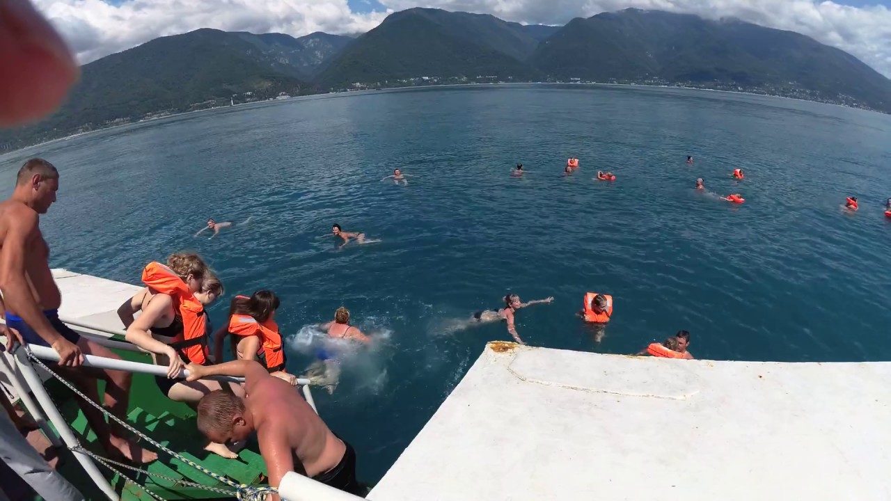 Абхазия Гагры Катер июль2017