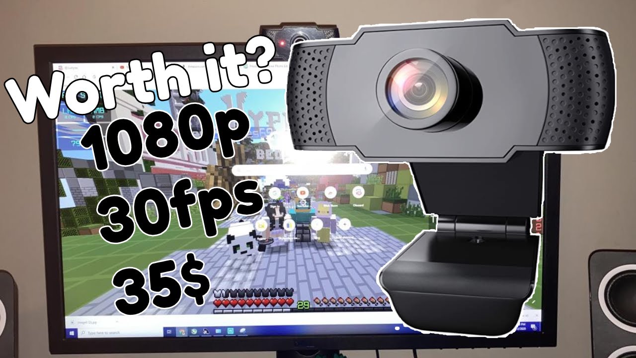 Is it worth 35$? I Wansview 1080p Webcam unboxing & review