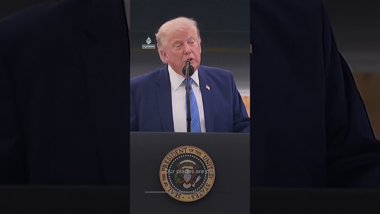 Trump signs 'world's most luxurious plane' gifted by Qatar