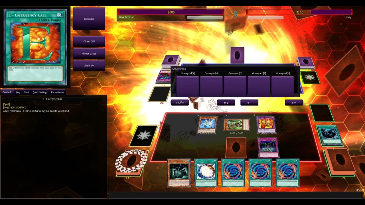 Yu-Gi-Oh duel remake March 2013 Format Tourny Yu-Gi-Oh Match 6/4/13 - Rainbow Neos vs Jurrac