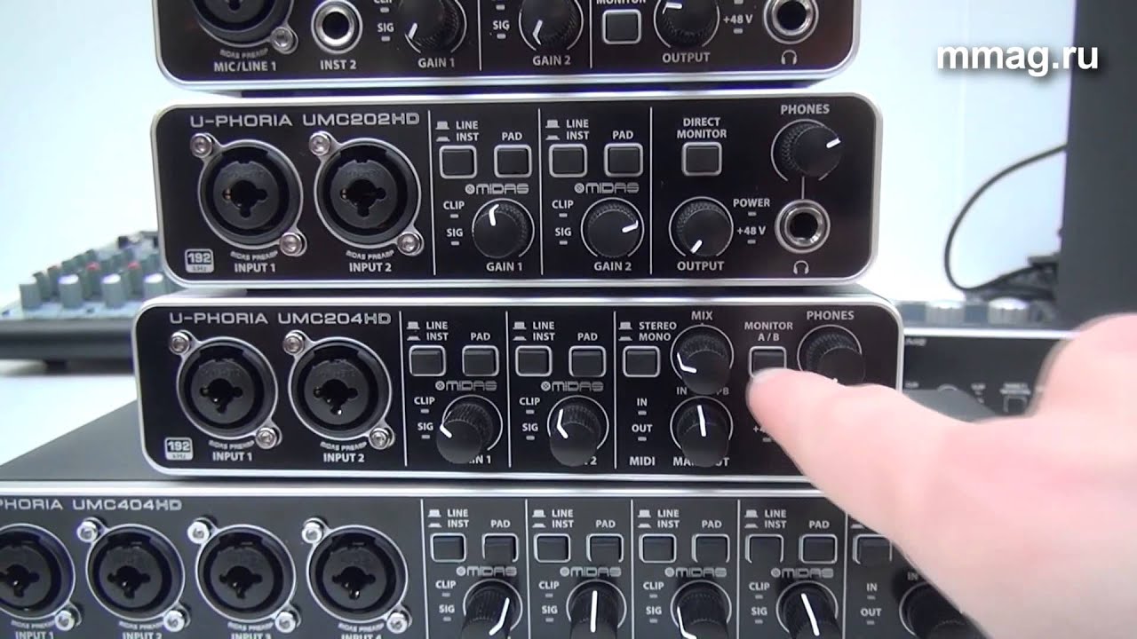 mmag.ru: Musikmesse 2015 - Behringer U-Phoria - аудио-интерфейс