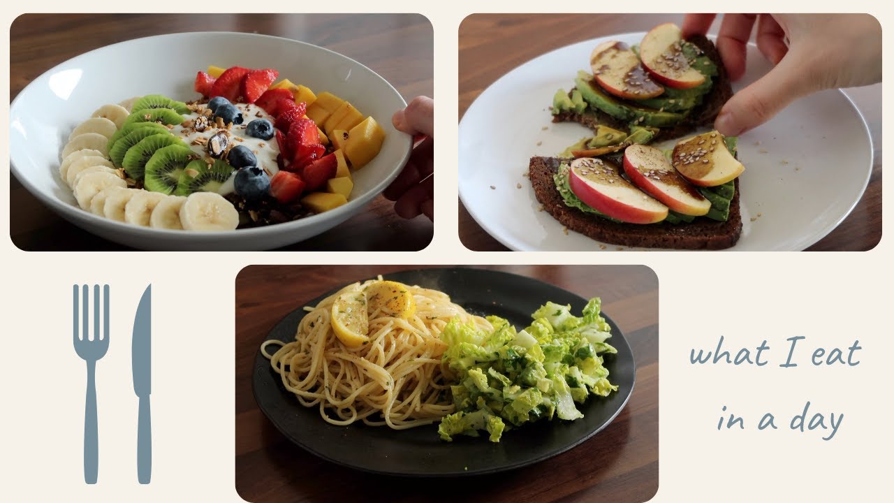 WHAT I EAT IN A DAY #1 I einfache, leckere & vegane Rezeptideen ✨