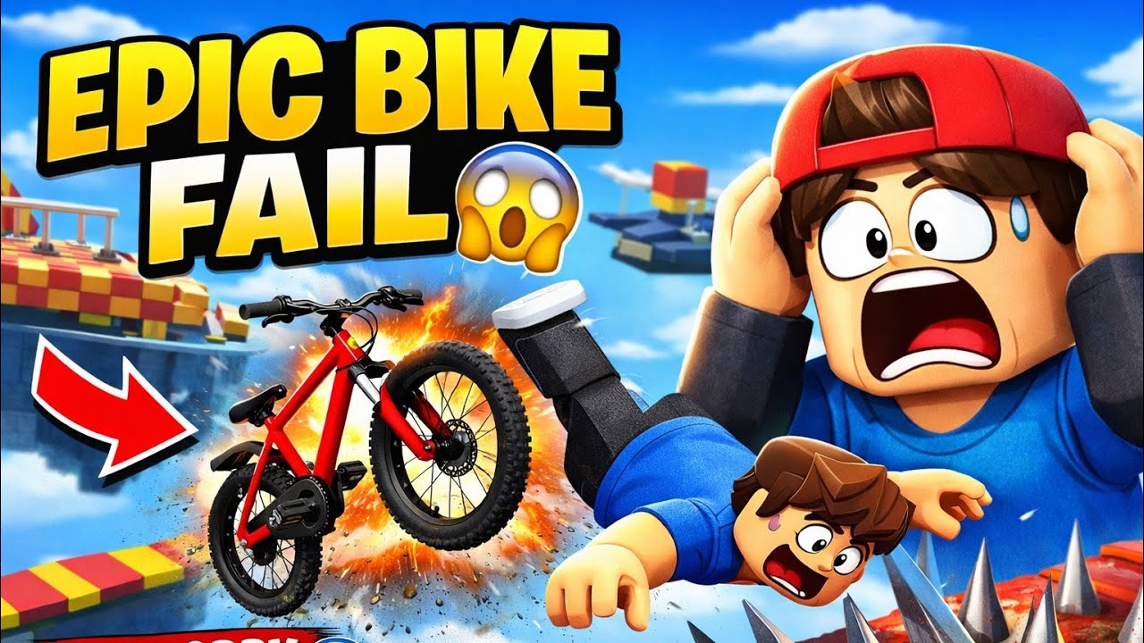 Roblox Bike Obby Parkour Gameplay | Extreme Obstacle Course
