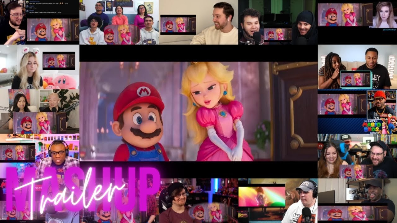 The Super Mario Bros. Movie - Trailer 2 Reaction Mashup 😍👸 - Chris Pratt, Jake Black (2023)