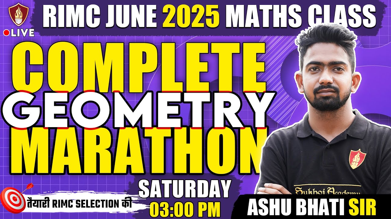 Complete Geometry Maths Marathon | RIMC Online Coaching Class 2025