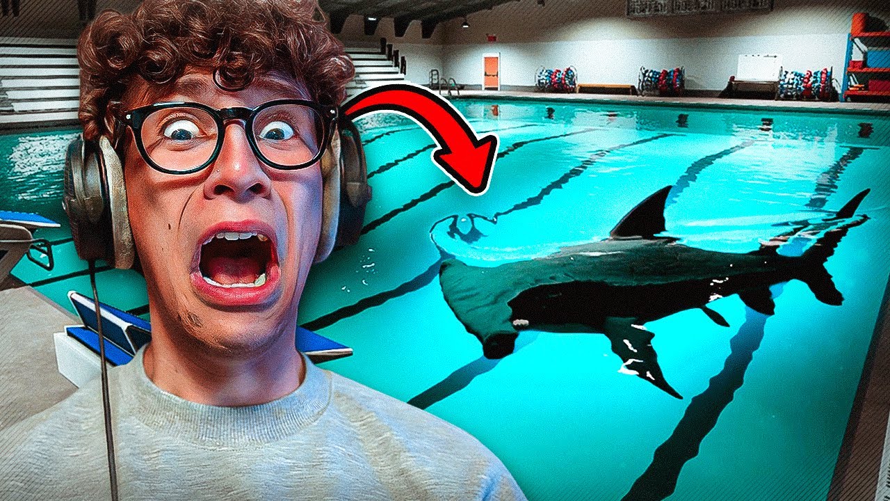 DEVO RAGGIUNGERE L’ALTRO LATO DELLA PISCINA MA C’È UNO SQUALO AL SUO INTERNO💀 | Sharks and Minnows