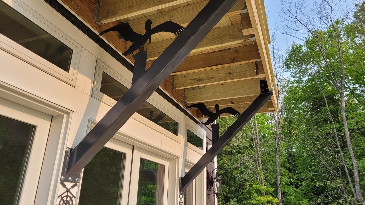 6 Foot Long Steel Balcony Struts With Decoration Crossfire Pro!