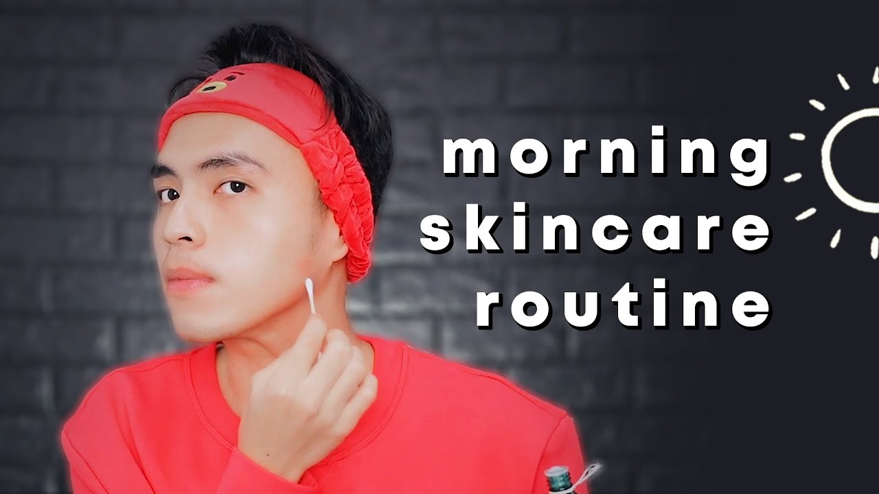 skincare routine cowok pagi berjerawat remaja pengangguran berminyak jomblo sensitif +praktek