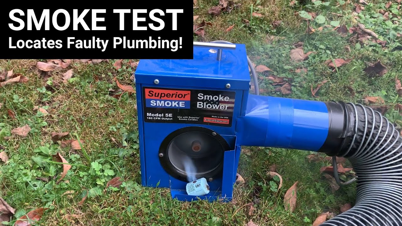 Smoke Test Reveals Faulty Plumbing Installation!