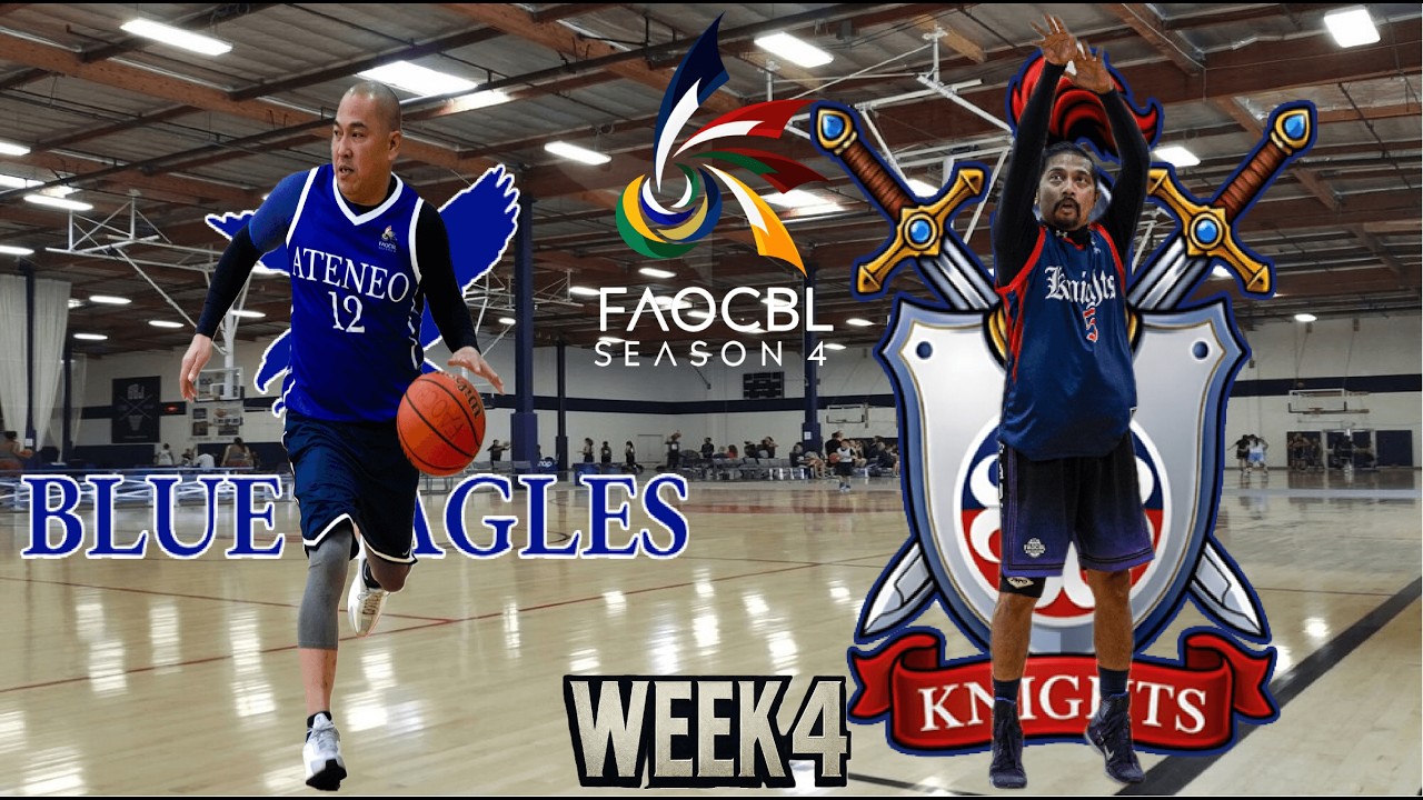 Mar 13 FAOCBL Season 4 Thunder Division between Ateneo Blue Eagles vs Letran Knights