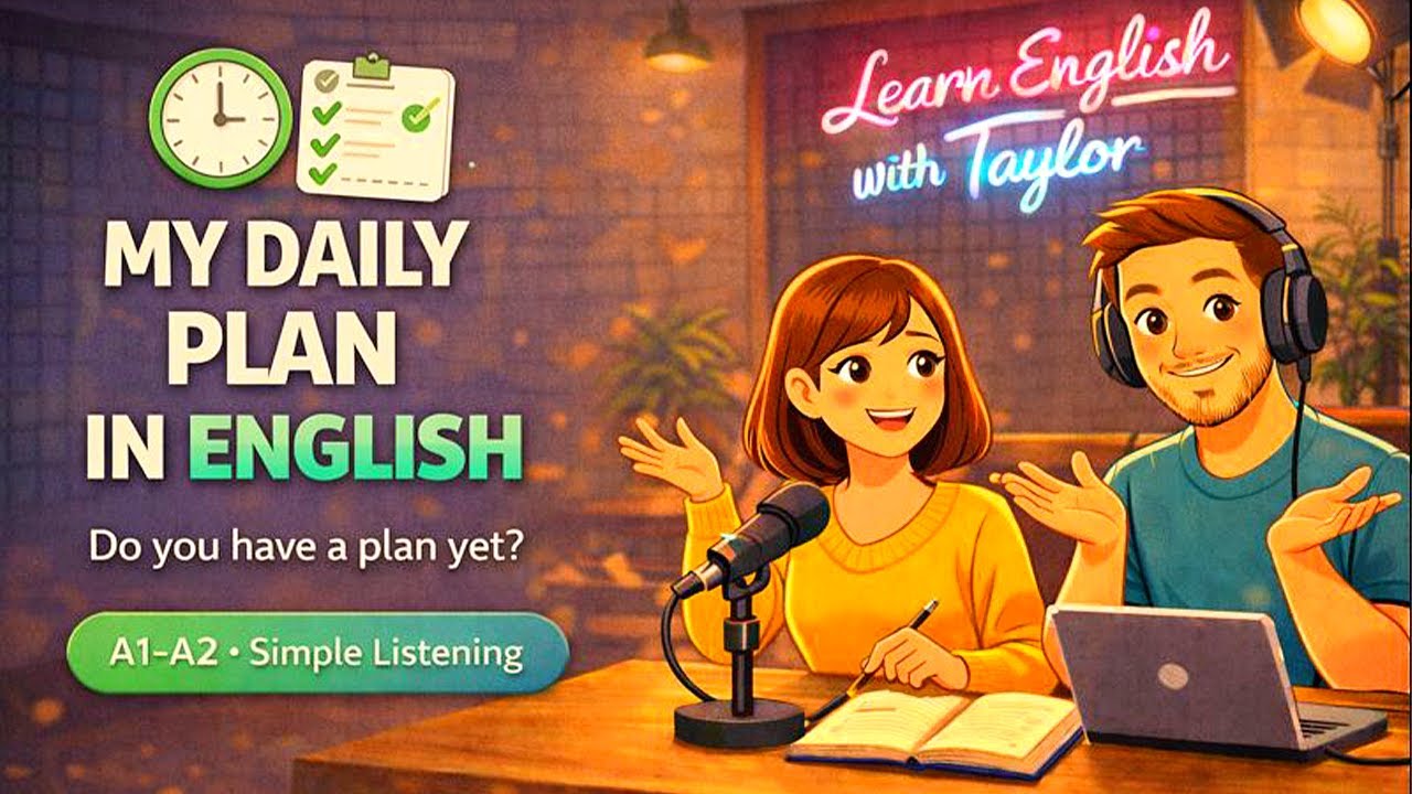 English Podcast for Beginners : Talk About Your Day in English | Learn English with TAYLOR